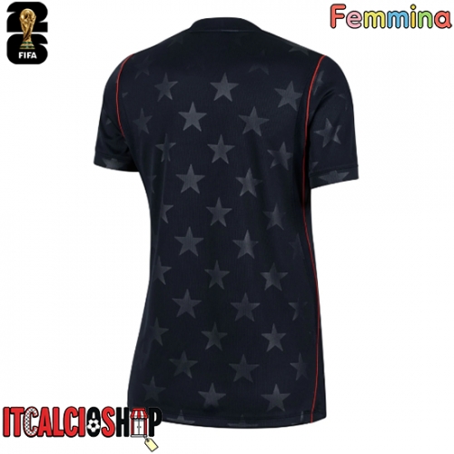 Stati Uniti Seconda Maglia Femmina Mondiali 2026 Manica Corta